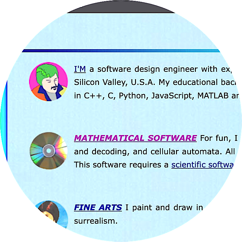 Web Page Design Button.